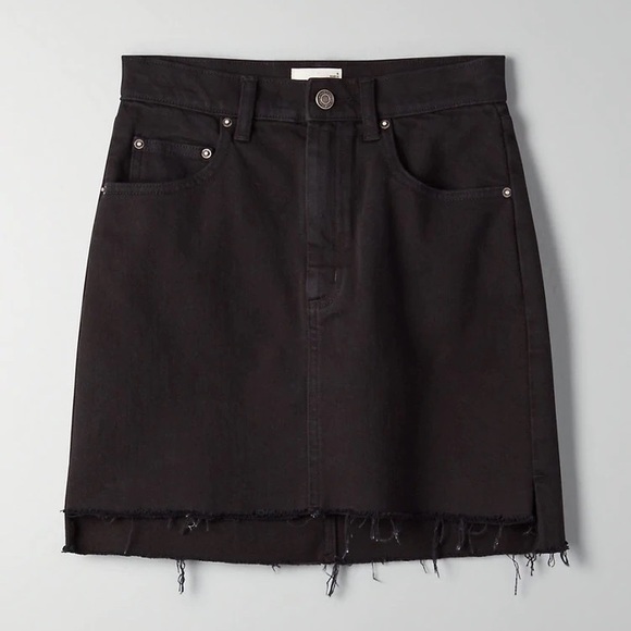 Aritzia Dresses & Skirts - ⚡️⚡️Aritzia Wilfred Free Tanit denim skirt size 8